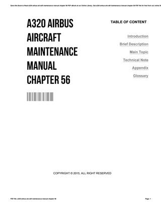 Airbus technical manuals